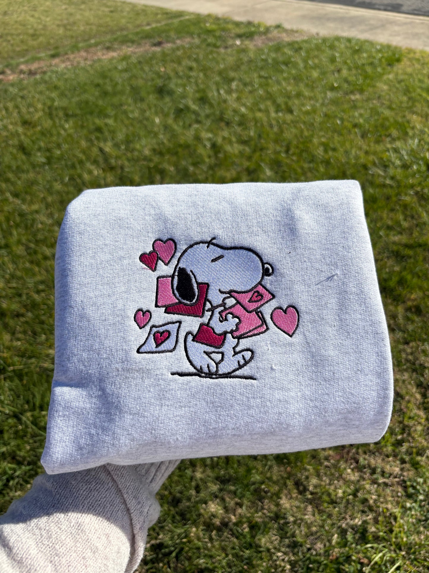 Love letter Embroidered Sweater