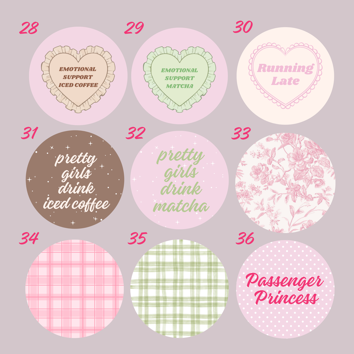 Car Coasters - MIX AND MATCH