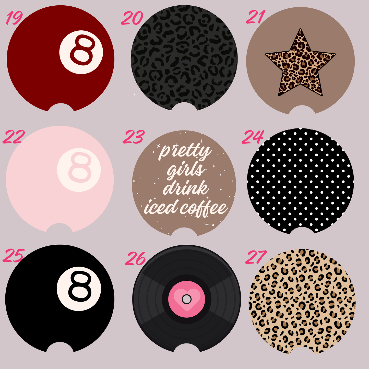 Car Coasters - MIX AND MATCH